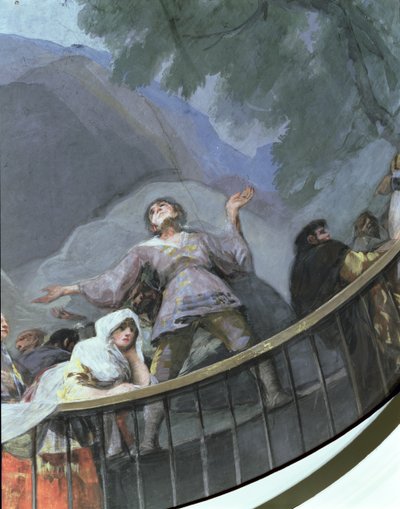 An Ecstatic Witness (detail) by Francisco de Goya